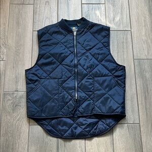 Burnside Dark Blue Quilted Men's Vest